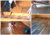 Do-it-yourself floor insulation in a private house