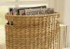 Wicker and ordinary baskets in the interior How to decorate a plastic basket