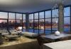 Apartmány a penthousy s panoramatickými oknami Aké veľké panoramatické okná sa vyrábajú